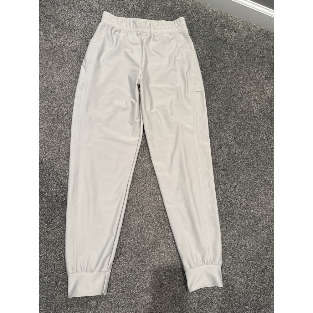 BECCO Women's Light Grey Jogger Pants‎ Athletic Sporty Athleisure Size Medium